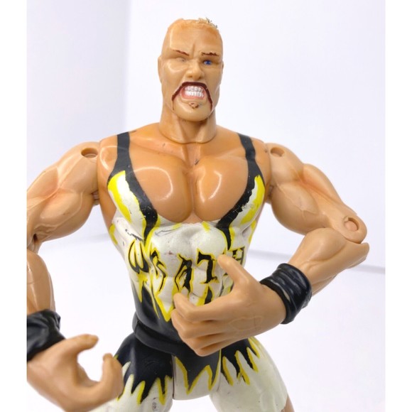 WCW Wrath Bruisers Loose Action Figure Toy Biz Adam Bomb Missing Hair WWE WWF - Picture 3 of 13